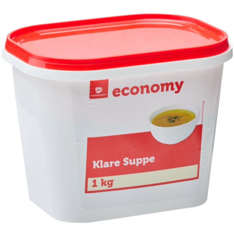 Economy Klare Suppe 1 kg – Kräftige Brühe für Suppen, Saucen und Gerichte